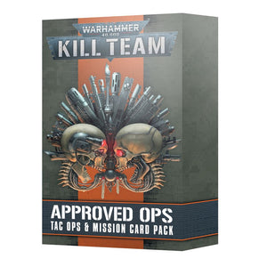 Warhammer 40K Kill Team: Approved Ops Tac Ops & Mission Card Pack Miniatures Games Workshop   