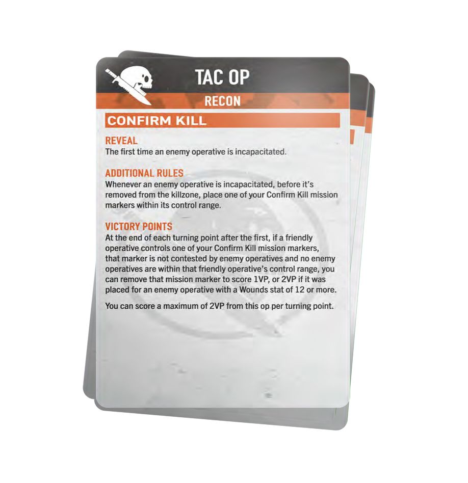 Warhammer 40K Kill Team: Approved Ops Card Pack 2024 Miniatures Games Workshop   