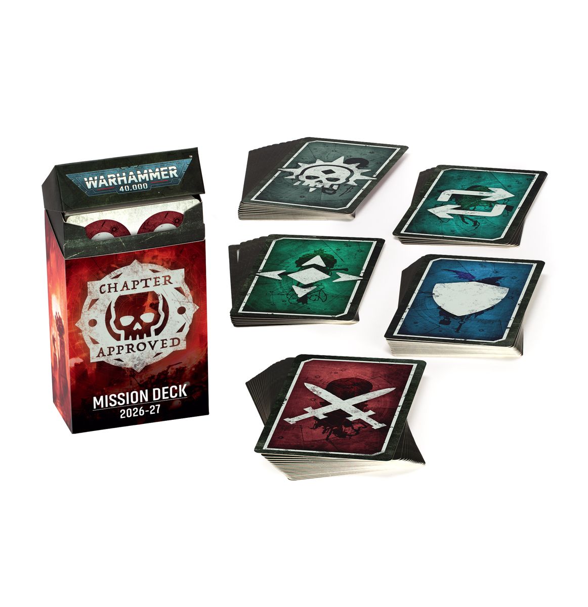 Warhammer 40k Chapter Approved 2026-27: Mission Deck Miniatures Games Workshop WH40K 2026-2027 Mission Deck