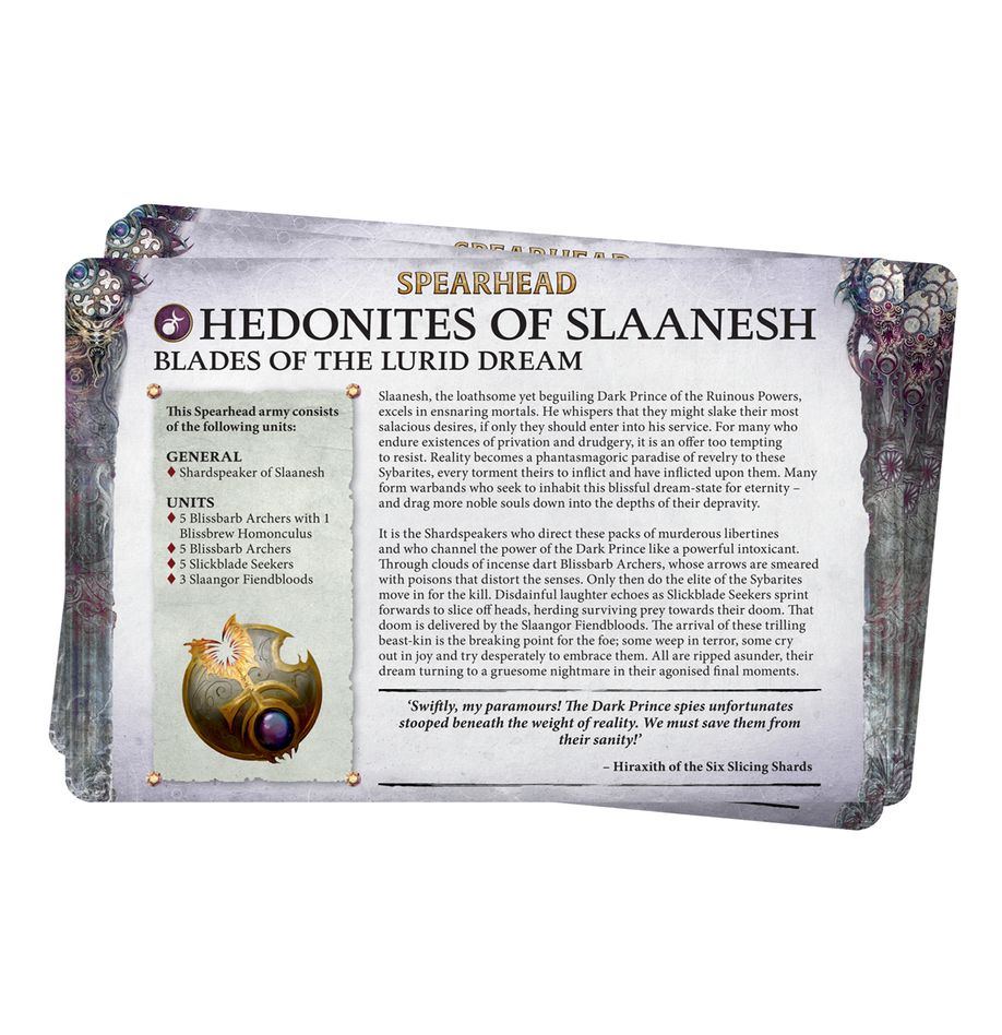 Spearhead: Hedonites Of Slaanesh – Warhammer Age Of Sigmar Army Set (Games Workshop)