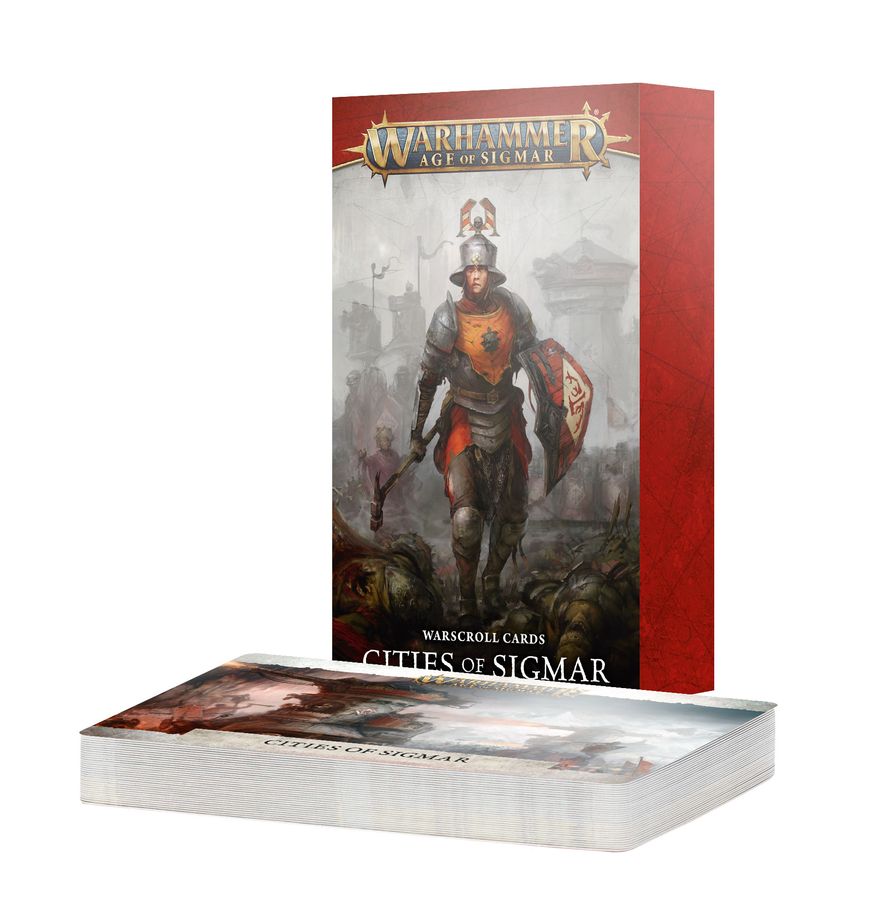 Warhammer Age of Sigmar: Warscroll Cards: Cities of Sigmar Miniatures Games Workshop WH AoS: BT Cities of Sigmar