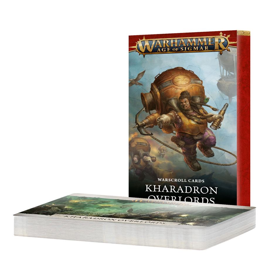 Warhammer Age of Sigmar: Warscroll Cards: Kharadron Overlords Miniatures Games Workshop