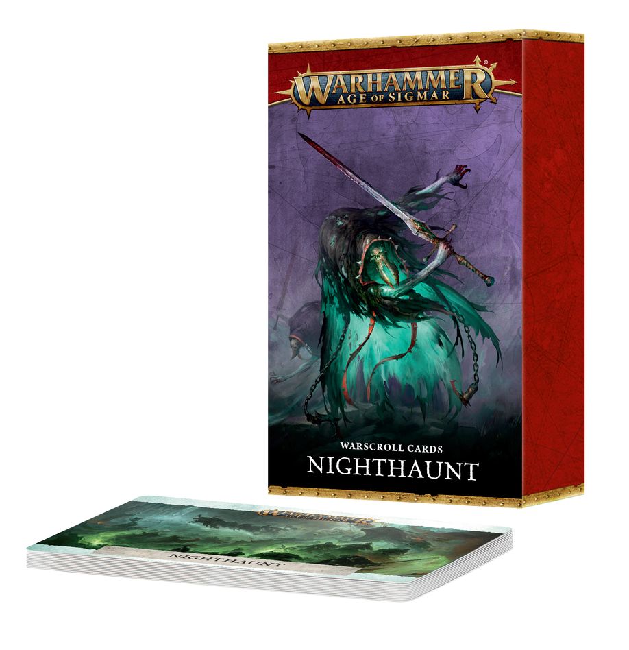 Age of Sigmar Warscroll Cards: Nighthaunt Miniatures Games Workshop
