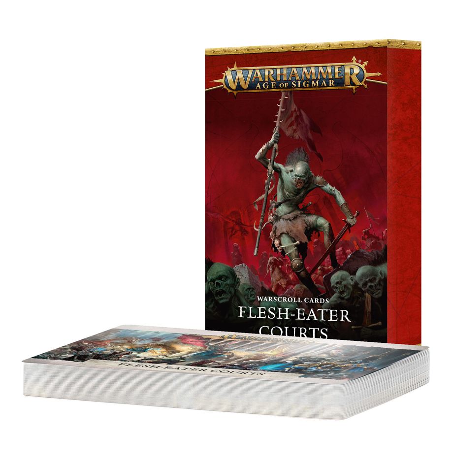 Age of Sigmar Warscroll Cards: Flesh-eater Courts Miniatures Games Workshop