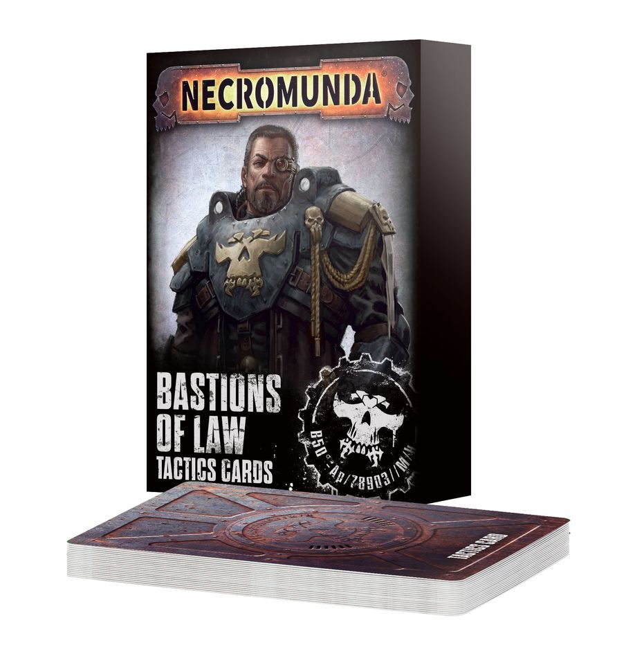 Necromunda: Bastions of Law Gang Tactics Cards Miniatures Games Workshop