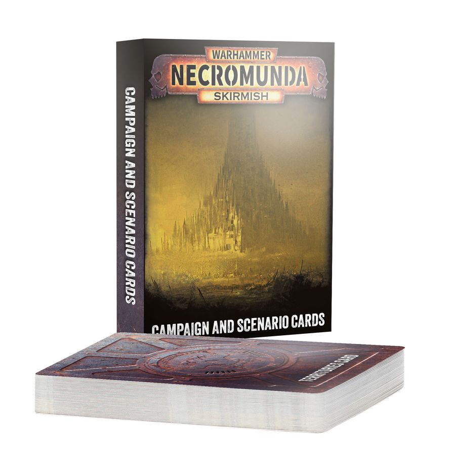 Warhammer Necromunda: Skirmish Campaign and Scenario Cards Miniatures Games Workshop WHNEC: Skirmish: Campaign and Scenario Cards