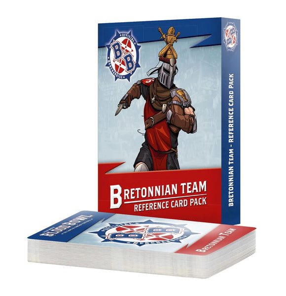 Bretonnian Team Reference Card Pack Miniatures Games Workshop BB Breto Card Ref