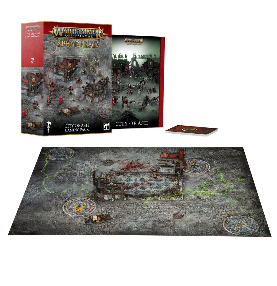 Warhammer Age of Sigmar Spearhead: City of Ash Gaming Pack Miniatures Games Workshop AoS Sigmarite City of Ash Gaming Pack