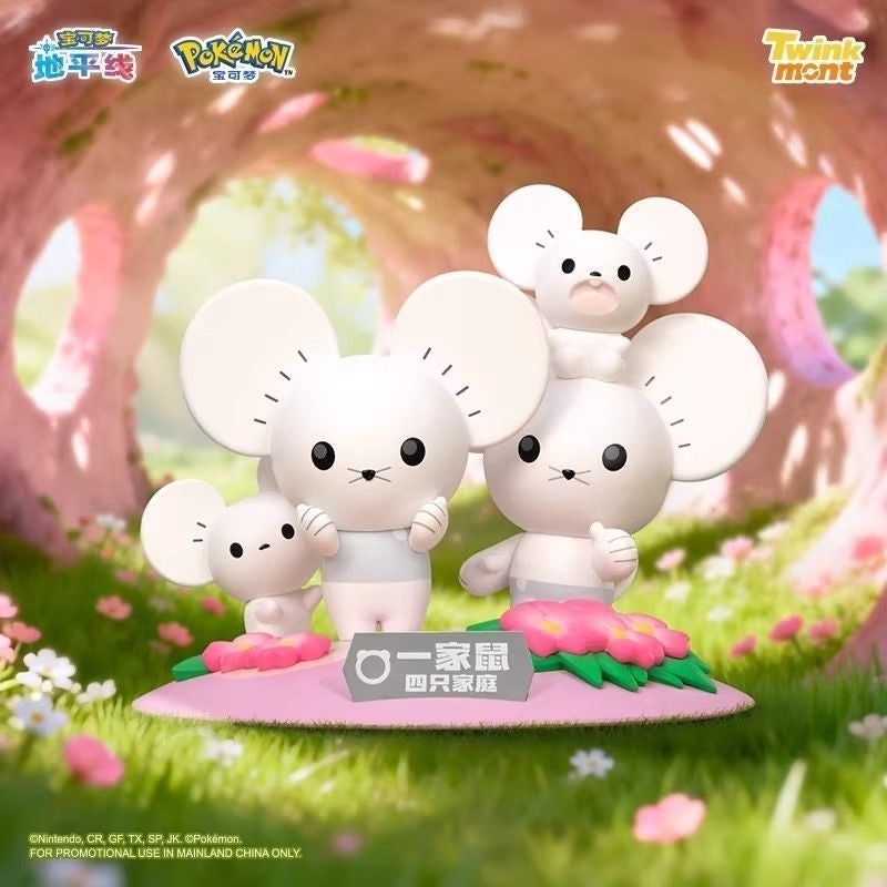 Pokémon Prime Figurine Collection -Snorlax, Maushold, Vulpix Toys Pepper Joy PKMN Prime Maushold