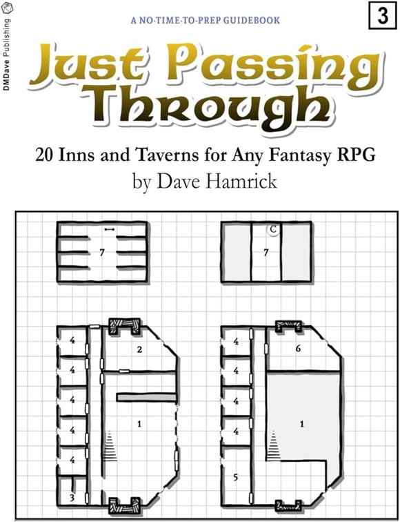 Just Passing Through: 20 Inns and Taverns Role Playing Games Other   