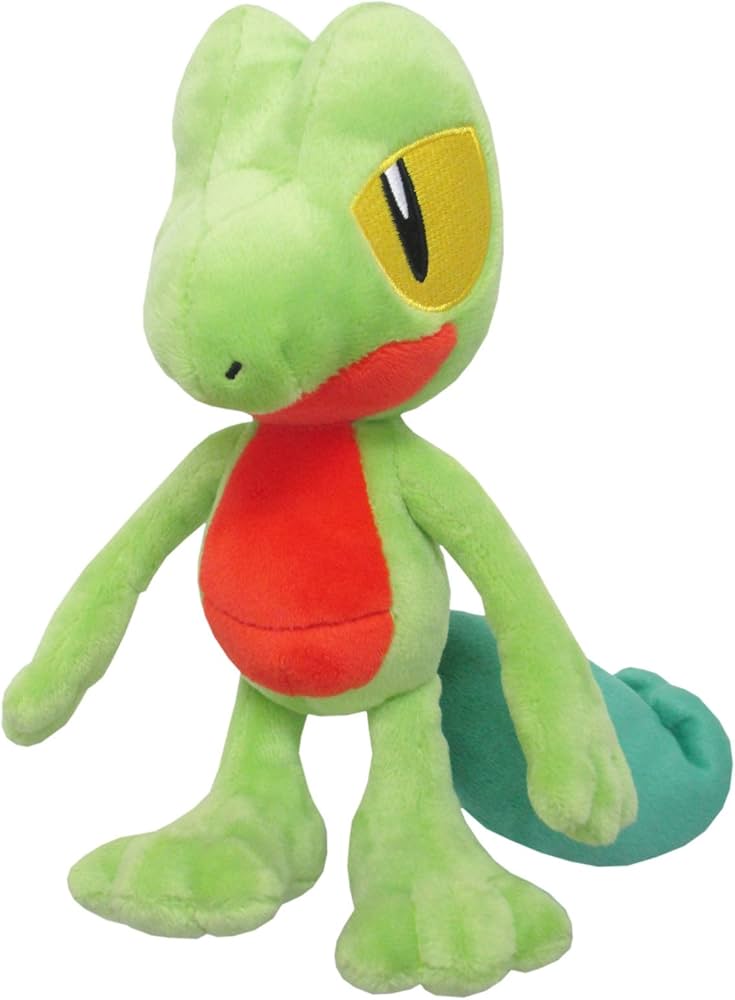 Sanei Pokemon All Star Treecko Plushes JBK International Treecko Plush