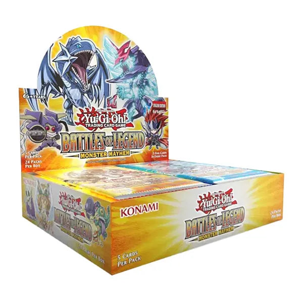 Yu-Gi-Oh! Battles of Legend: Monster Mayhem Boosters (2 options) Trading Card Games Konami YGO Monster Mayhem Booster Box