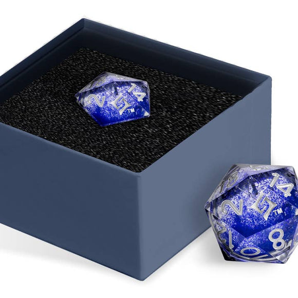 Starfinder Liquid Core D20 Dice FanRoll by Metallic Dice Games