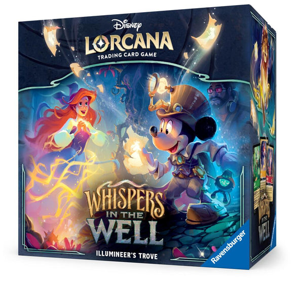 Disney Lorcana TCG: Whispers in the Well Illumineer's Trove Trading Card Games Ravensburger WIW Illumineer Trove