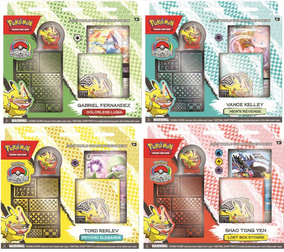 Pokemon TCG: World Championship Decks 2023 (4 options) Trading Card Games Pokemon USA   