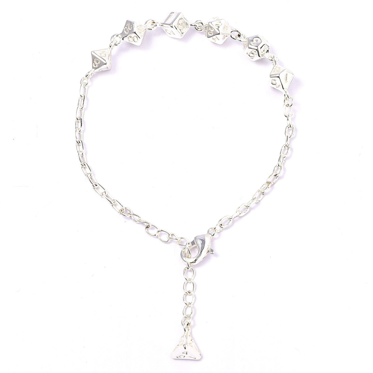 Arcane Bangle Bracelet - Silver Dice Hymgho Premium Dice