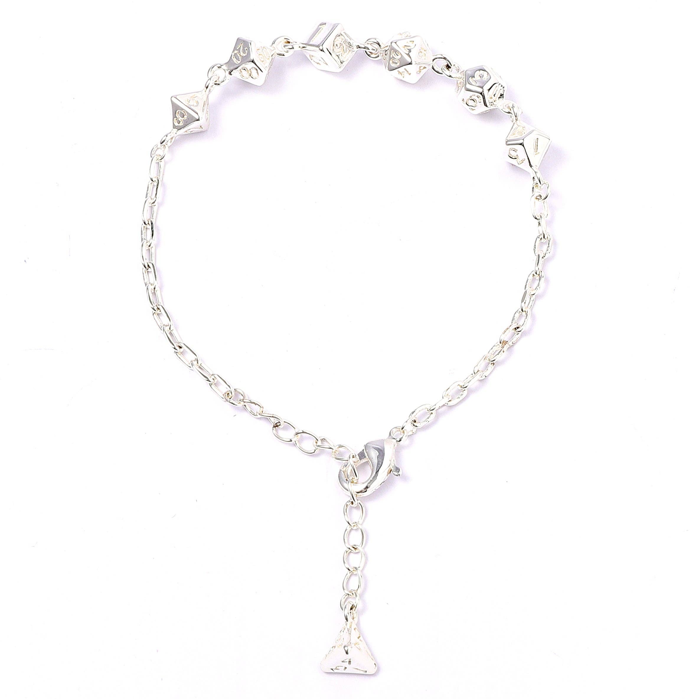 Arcane Bangle Bracelet - Silver Dice Hymgho Premium Dice