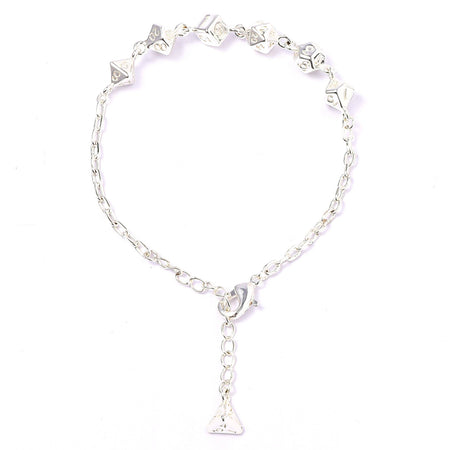 Arcane Bangle Bracelet - Silver Dice Hymgho Premium Dice