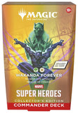 MTG [MSH] Marvel Super Heroes Commander Decks Collector (4 options) Trading Card Games Wizards of the Coast MSH (G/W) Col. Wakanda Forever Commander Deck