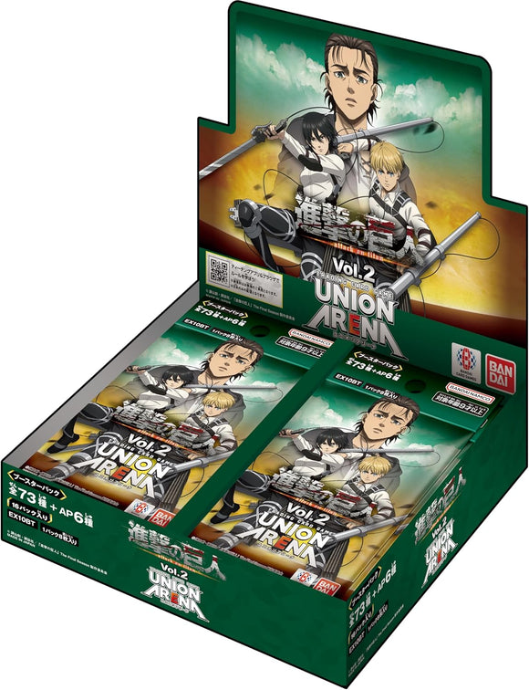 Union Arena [UE10BT] Attack on Titan Boosters (2 options) Trading Card Games Bandai UA10 AoT Booster Box