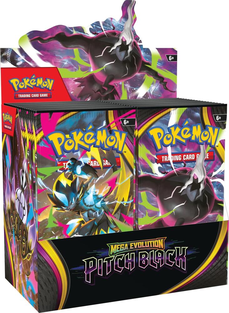 Pokemon TCG [ME05] Mega Evolution Pitch Black Booster (2 options) Trading Card Games Pokemon USA Pitch Black Box
