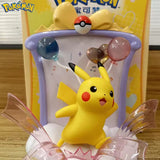 Pokemon Happy Party Photo Frame Assembling Ornament Gift Toys Pepper Joy PIkachu party photo