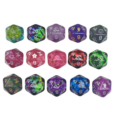 Box of Tricks - Mystery Mini Dice, D20, and Mimic Dice Hymgho Premium Dice