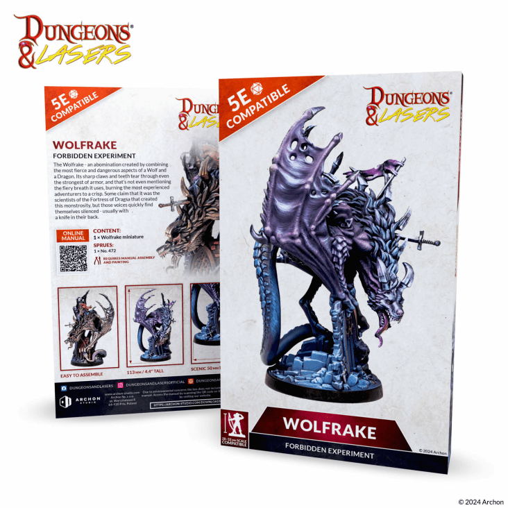 Dungeons & Lasers: Wolfrake Miniatures Archon Studio   