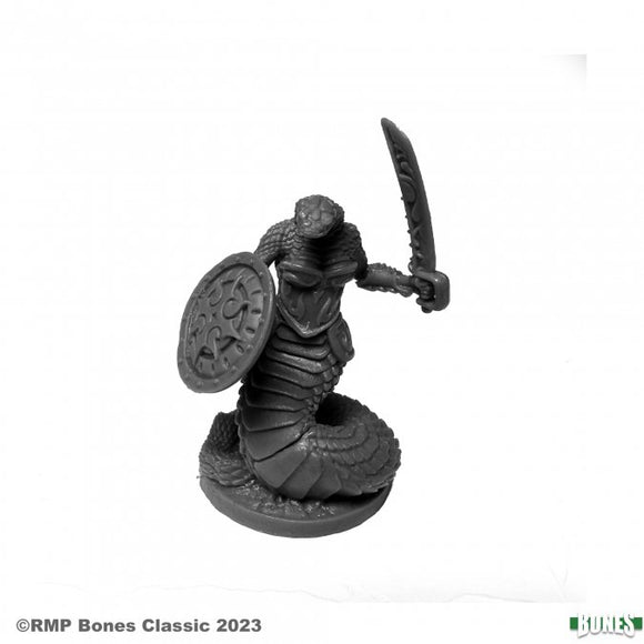 Reaper Bones Black: Nagendra Shieldmaiden Miniatures Reaper Miniatures   