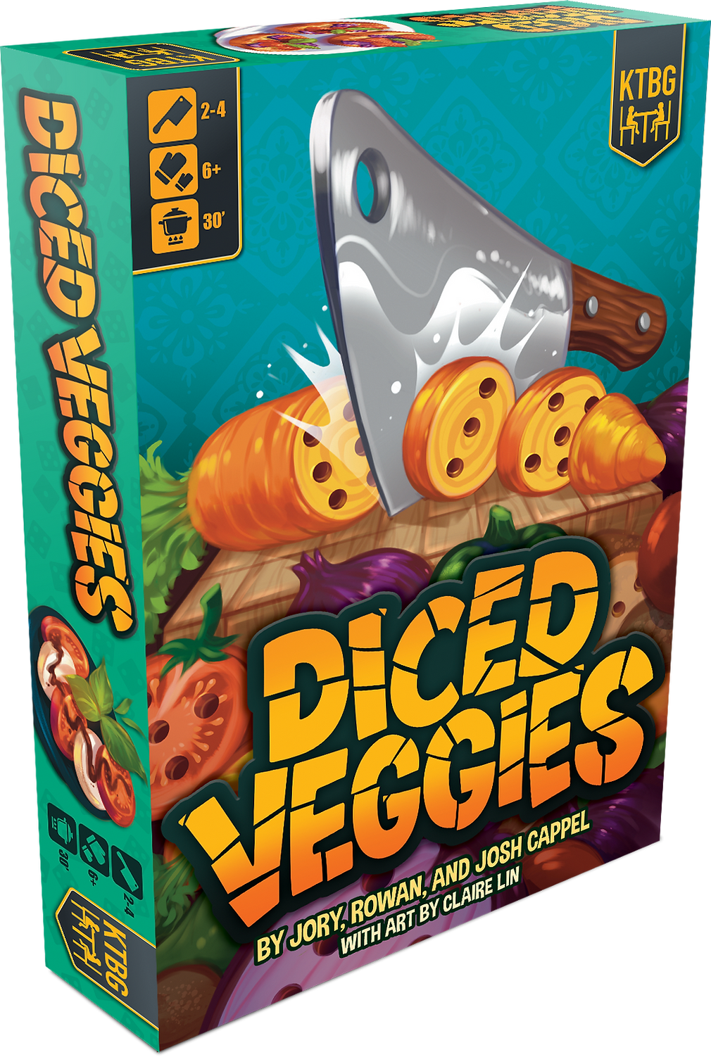 Diced Veggies Board Games Kids Table Board Games   