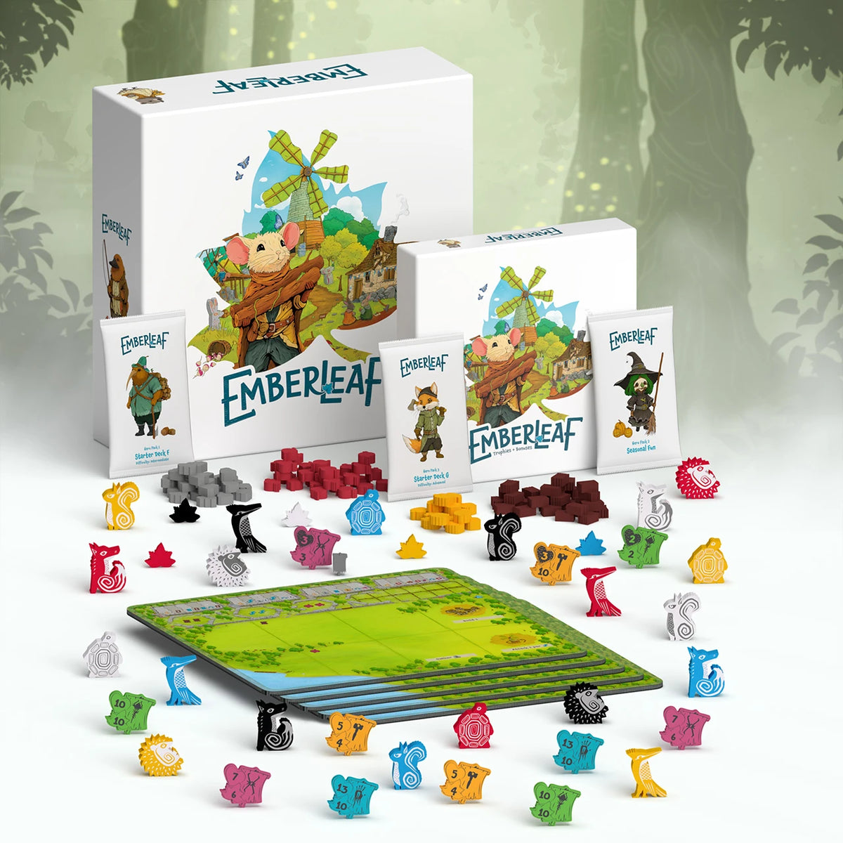 Emberleaf Kickstarter Edition (2 options) Board Games City of Games Emberleaf KS Deluxe
