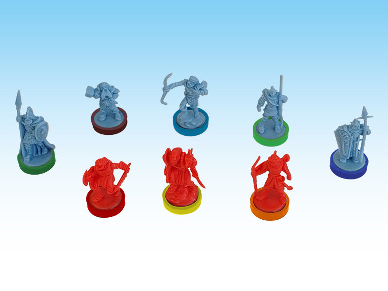War of the Ring: Colored Plastic Rings - Core Set Supplies Ares Games
