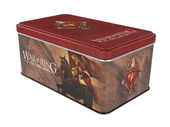 War of the Ring: Card Box and Sleeves - Red Bannerman Card Games Ares Games