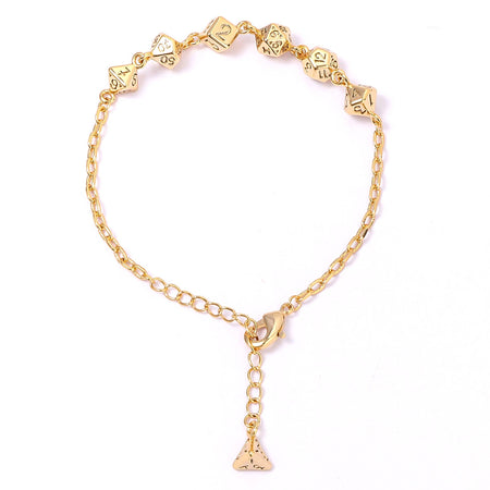 Arcane Bangle - Gold Dice Hymgho Premium Dice