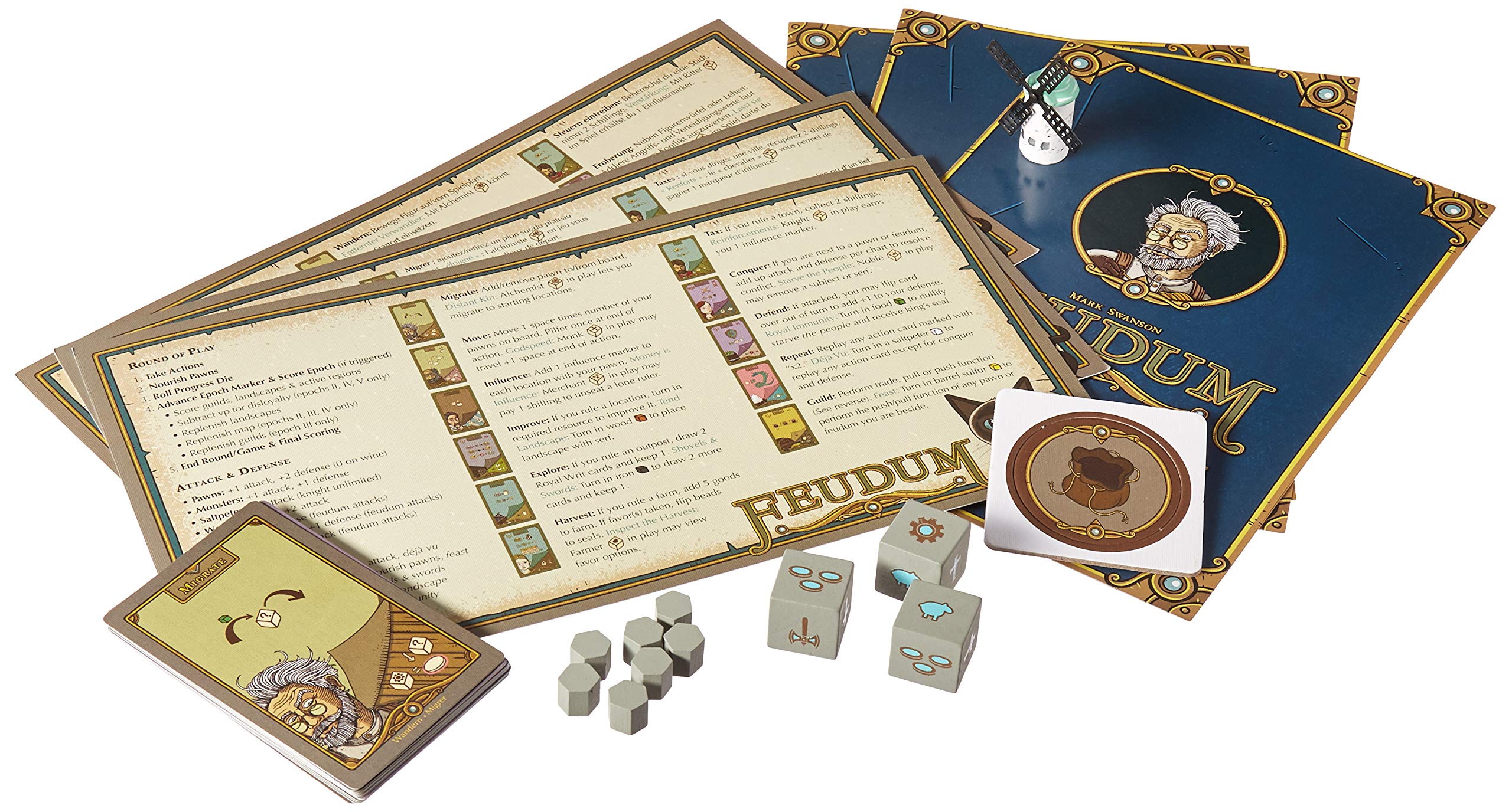 Feudum: Windmills & Catapults Board Games Odd Bird