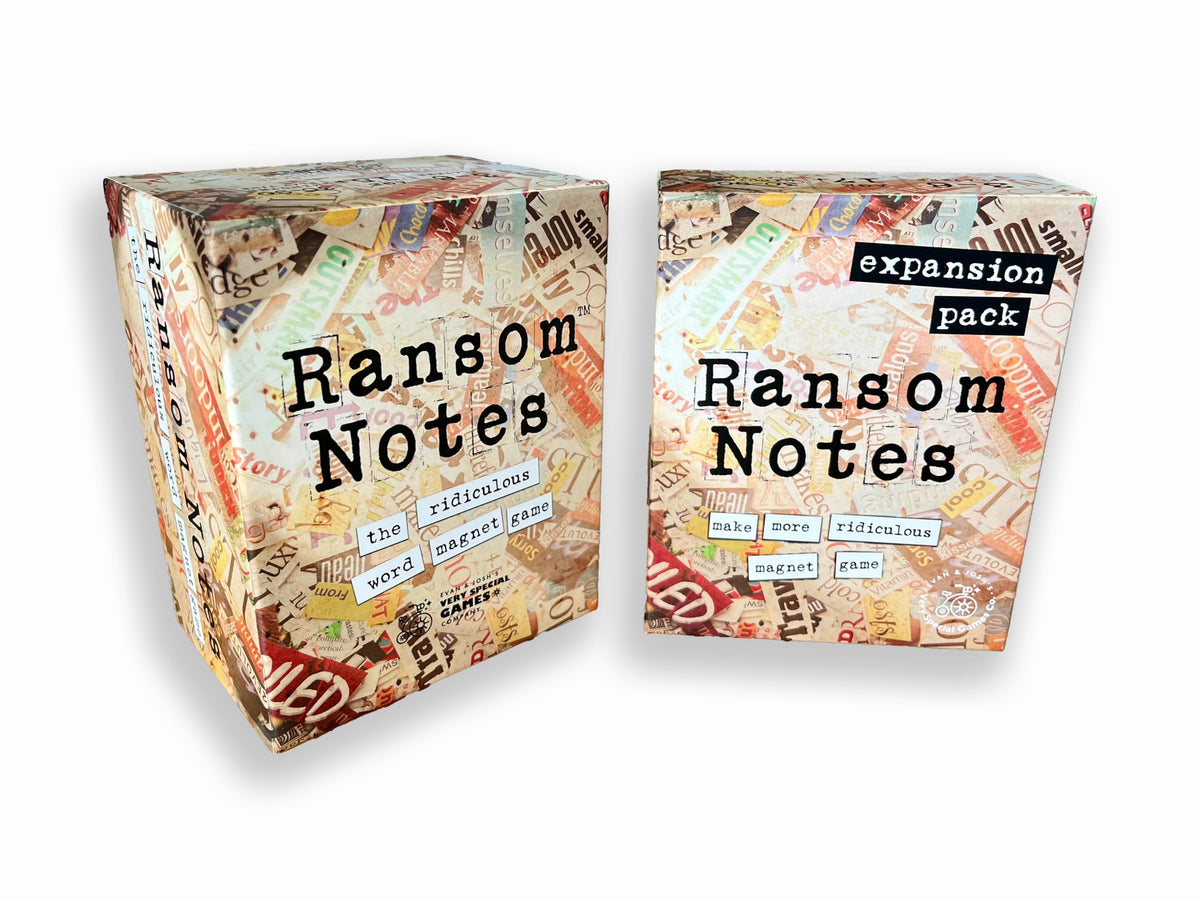 Ransom Notes: The Ridiculous Word Magnet Game + Expansion Party Games Very Special Games