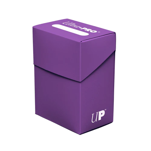 Ultra Pro Solid Color Deck Box Purple (82482) Supplies Ultra Pro DB Purple  