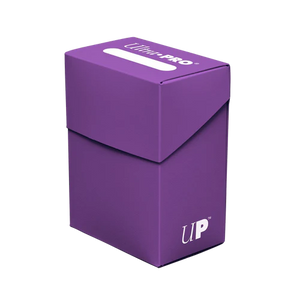 Ultra Pro Solid Color Deck Box Supplies Ultra Pro DB Purple  