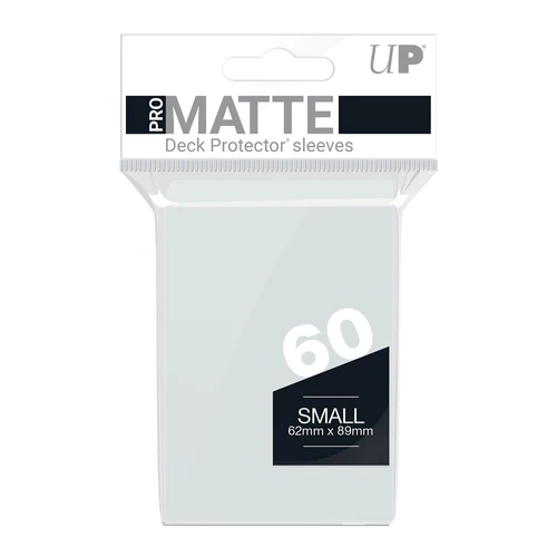 Ultra Pro Small Card Game Sleeves 60ct Pro-Matte Clear (84491) Supplies Ultra Pro