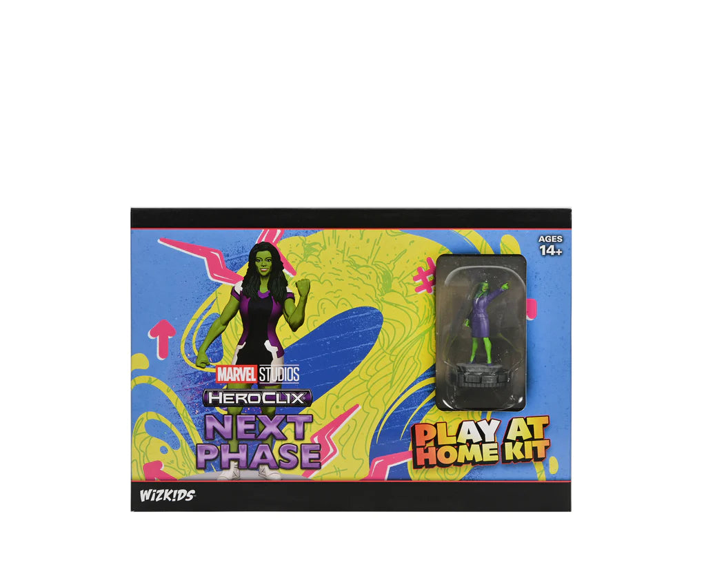 HeroClix Marvel Studios Next Phase Play At Home Kit: She-Hulk Miniatures WizKids   