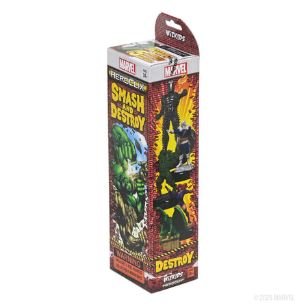 HeroClix Marvel Smash and Destroy Boosters (2 options) Miniatures WizKids HCX Smash & Destroy 12x Booster Brick