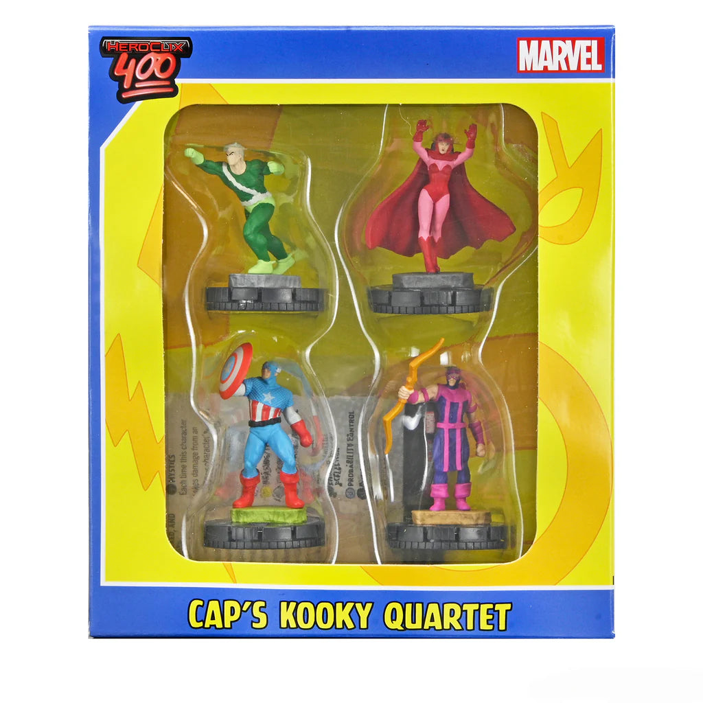 HeroClix 400 Marvel: Cap's Kooky Quartet Miniatures WizKids