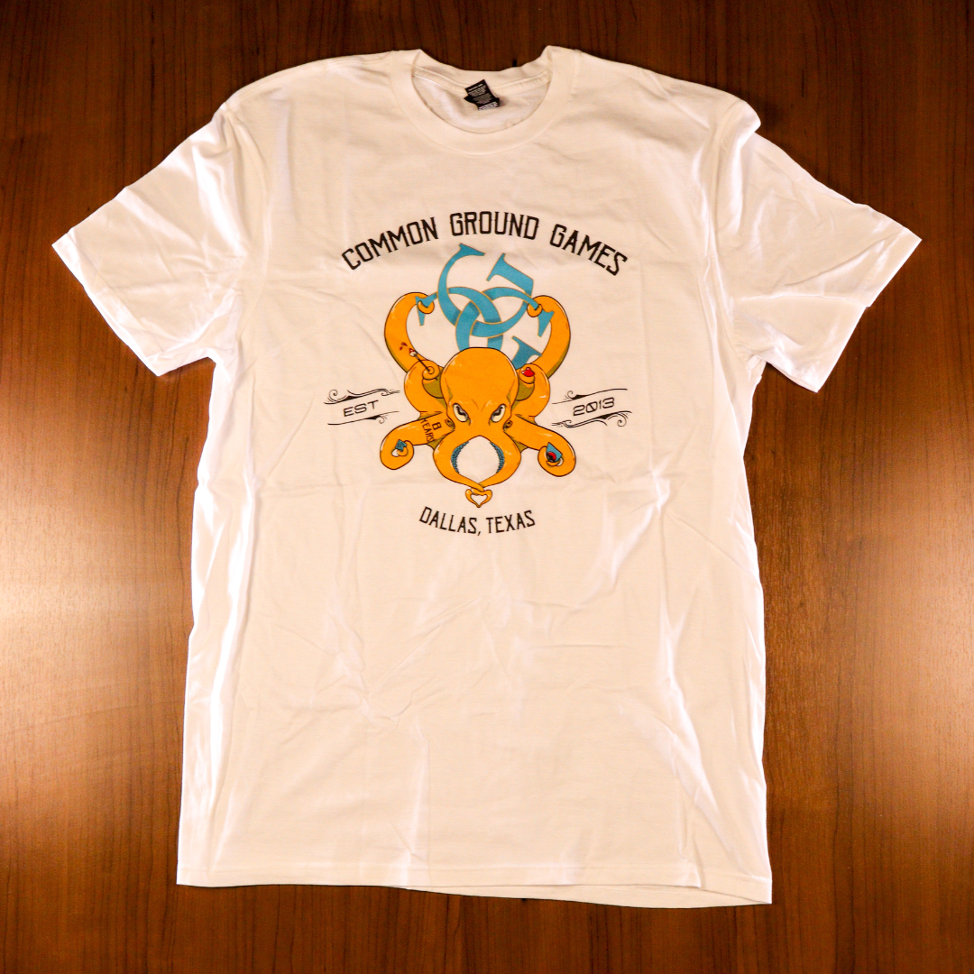 CGG Tshirt XXL 8 Year Octopus Clothing & Accessories Common Ground Games