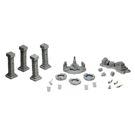 WizKids Deep Cuts Unpainted Miniatures: Pools & Pillars Miniatures WizKids   