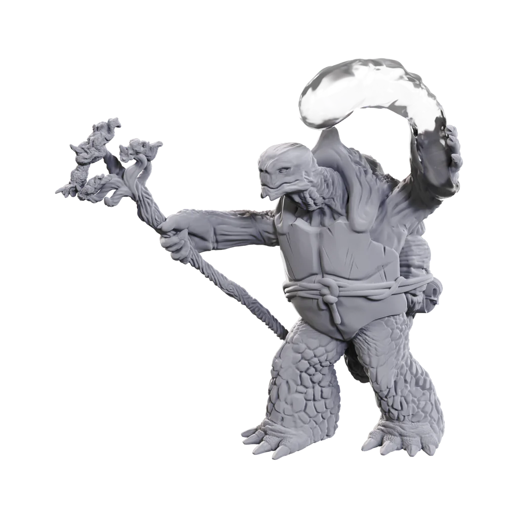 D&D Nolzur's Marvelous Miniatures: Tortle Druid & Wild Shape Giant Lizard Miniatures WizKids