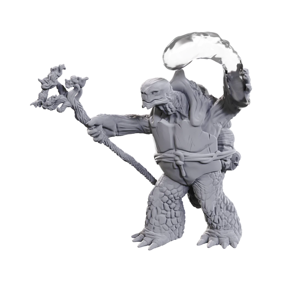 D&D Nolzur's Marvelous Miniatures: Tortle Druid & Wild Shape Giant Lizard Miniatures WizKids