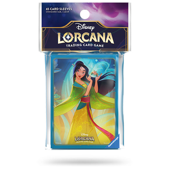 Disney Lorcana 65ct Sleeves: Fabled (2 options) Supplies Ravensburger DP FAB Mulan