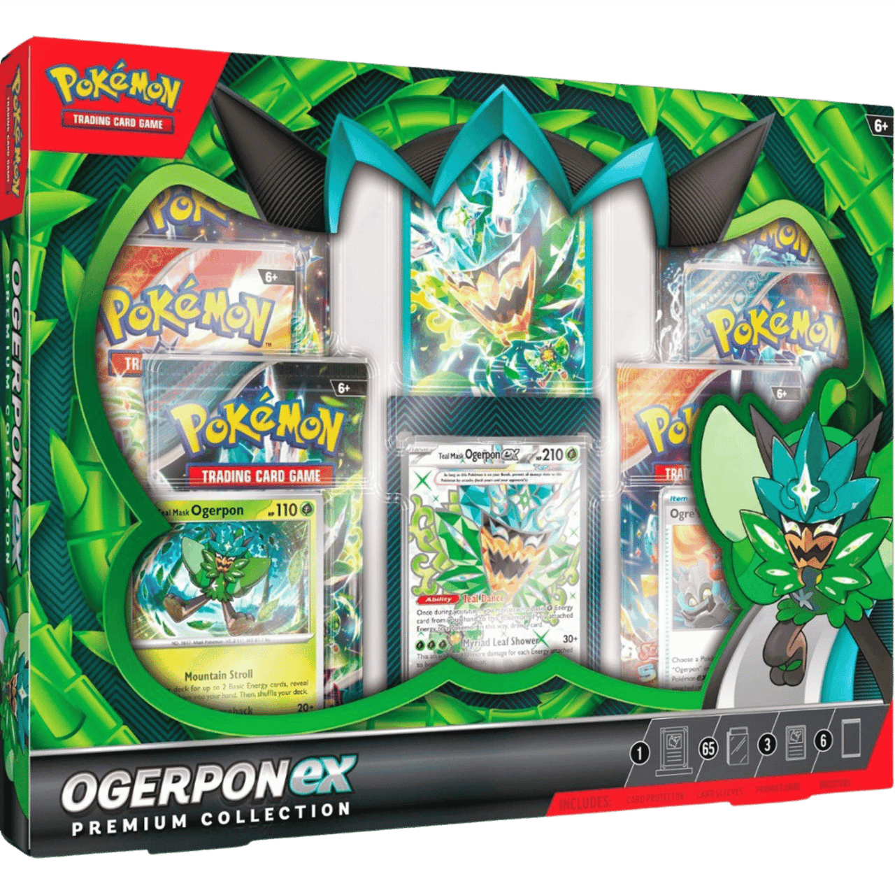 Pokemon TCG: Ogerpon ex Premium Collection Trading Card Games Pokemon USA   