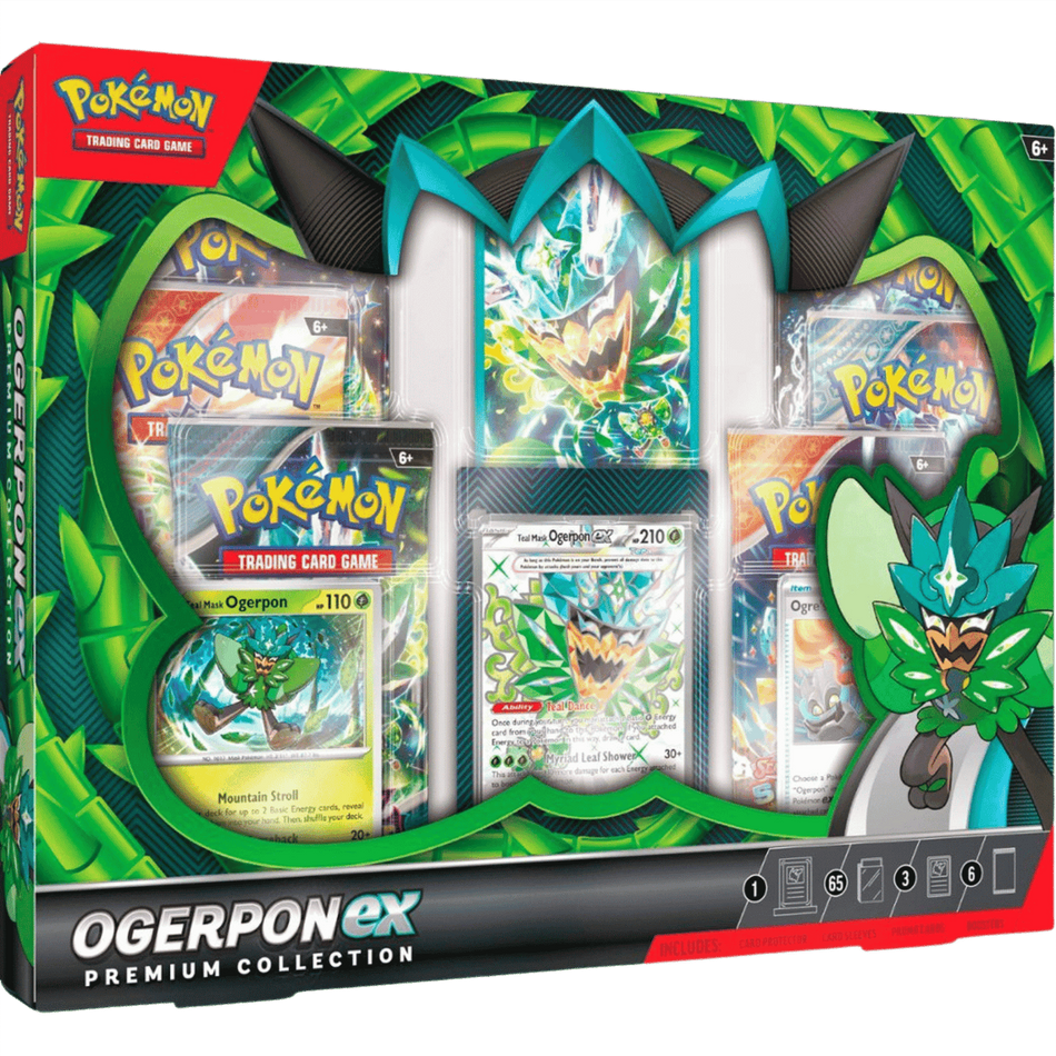 Pokemon TCG: Ogerpon ex Premium Collection Trading Card Games Pokemon USA   