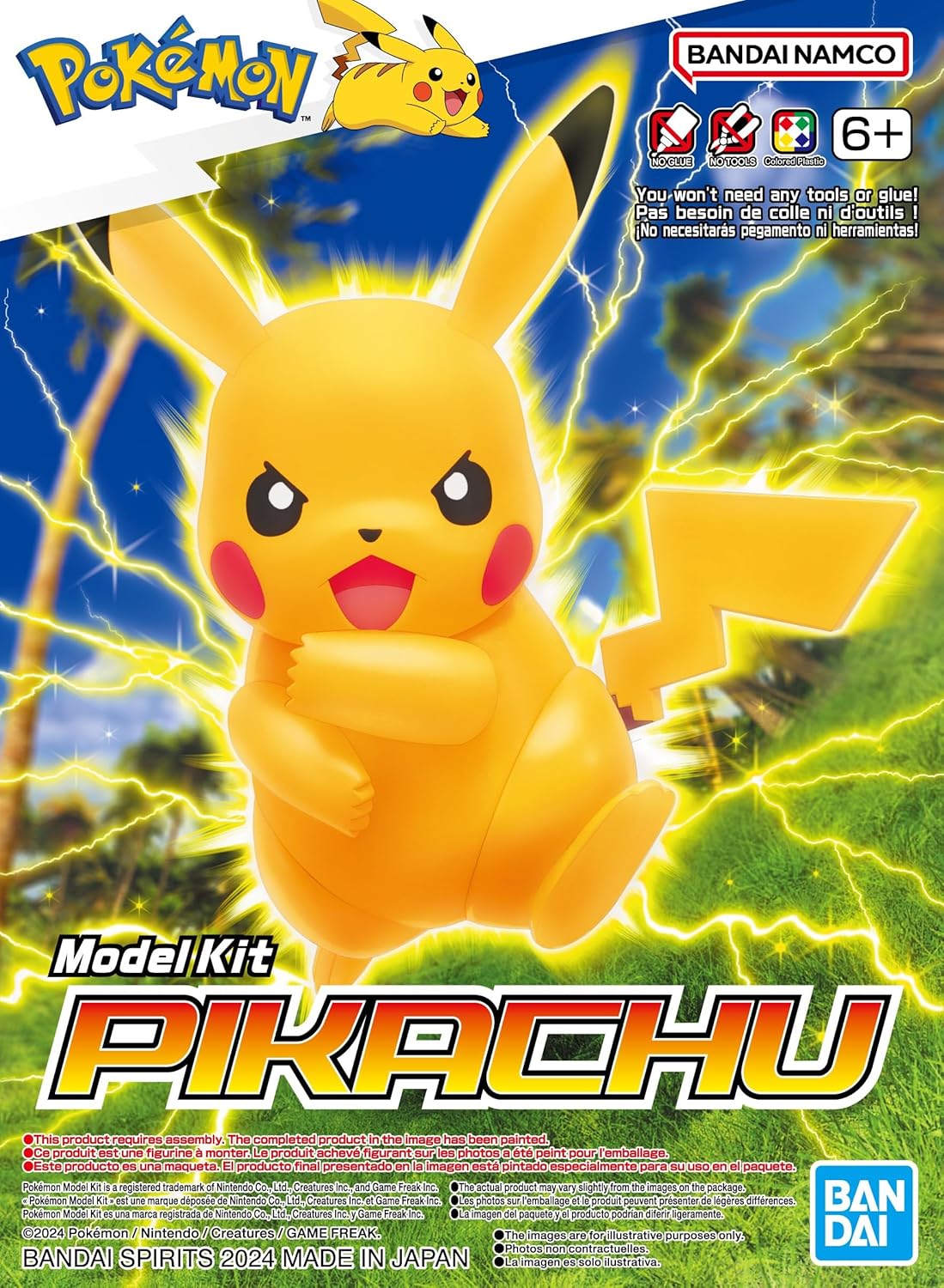 Poképla: Pikachu Model Toys Bandai